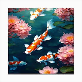 Koi Fish 2 Canvas Print