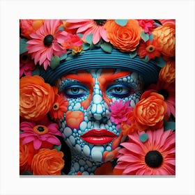 Flower Head Canvas Print