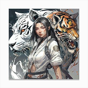 Tigers Essence Canvas Print