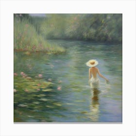 Skinny Dipping #2 Canvas Print