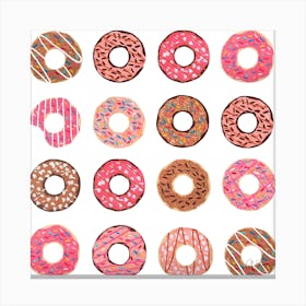Donuts Canvas Print