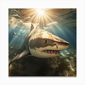 Great White Shark Canvas Print