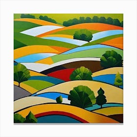 Landscape Painting 137 Canvas Print