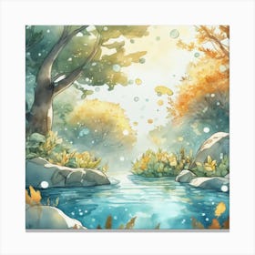 Autumn In The Forest 3 Canvas Print