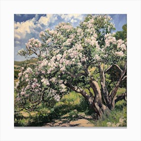 Lilac Tree Canvas Print