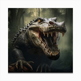 King Alligator Canvas Print