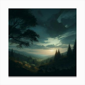 Landscape Painting 283 Canvas Print