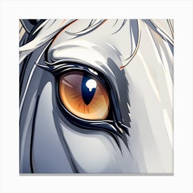 Eye Of A Horse 28 Canvas Print