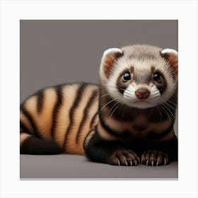 Ferret 9 Canvas Print