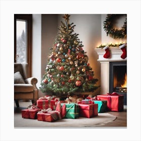 Christmas Tree 27 Canvas Print