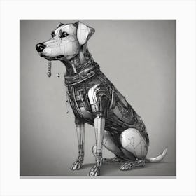 Robot Dog Canvas Print