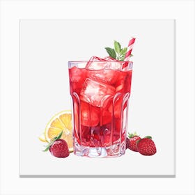 Strawberry Lemonade 4 Canvas Print