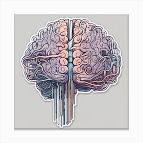 Brain 10 Canvas Print