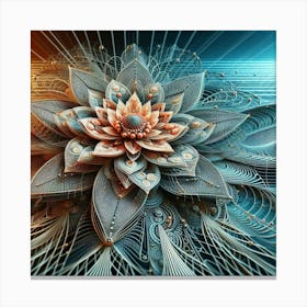 Abstract Flower 5 Canvas Print