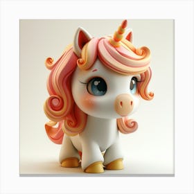 Cute Unicorn 840 Canvas Print