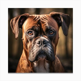 Boxer Dog Canvas Print