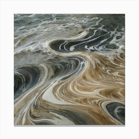 Swirling Water Canvas Print