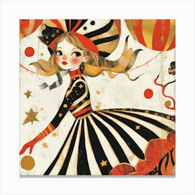 Circus Girl Canvas Print