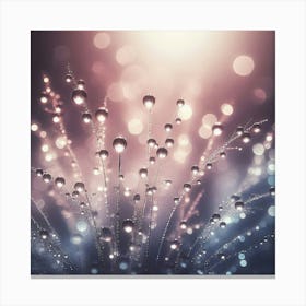 Water Droplet Stock Videos & Royalty-Free Footage Canvas Print