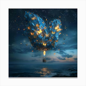 Butterfly In The Sky Canvas Print