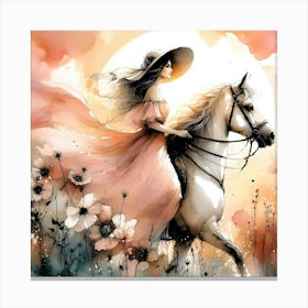 Creative Horse Beauty Illustration Nr 163 Canvas Print