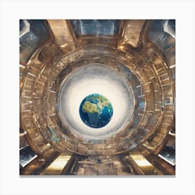 Envision A Future Where The Ministry For The Future Has Been Established As A Powerful And Influential Government Agency 45 Canvas Print