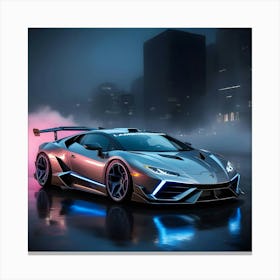 Modified Lamborghini Full Body Kit 2 Canvas Print