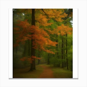 Autumn Path 8 Canvas Print