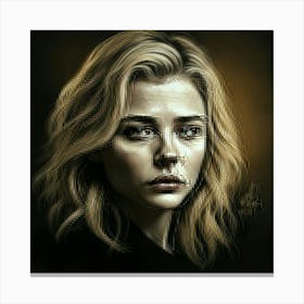 Chloë Grace Moretz 1 Canvas Print