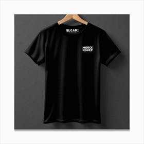 Black T - Shirt Canvas Print