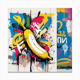 Banana Art Canvas Print