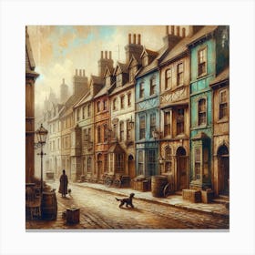London Street Art Print 1 Canvas Print