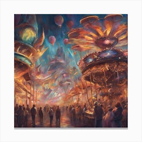 Carousel Canvas Print