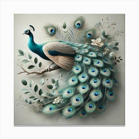 Peacock 7 Canvas Print