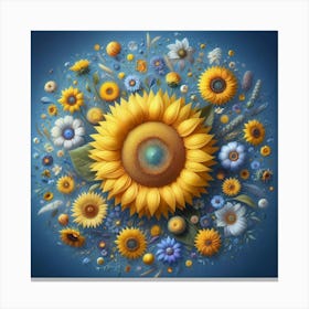 Sunflowers 10 Canvas Print