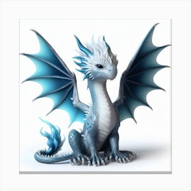 Blue Dragon Kid 2 Canvas Print