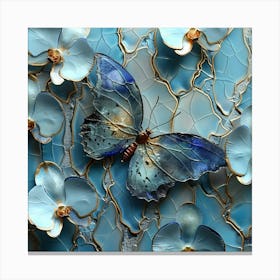 Blue Butterfly 2 Canvas Print