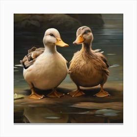 Ducks Canvas Print