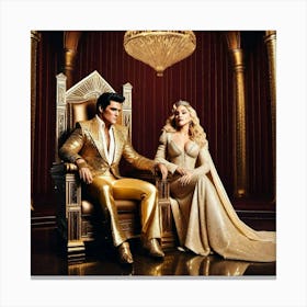 King And Queen Canvas Print