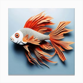Paper Fish Canvas Print