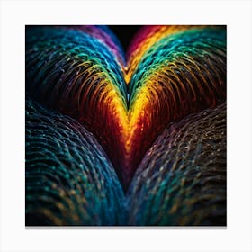 Rainbow Heart Canvas Print