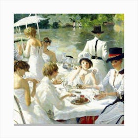 Luncheon On The Seine Canvas Print