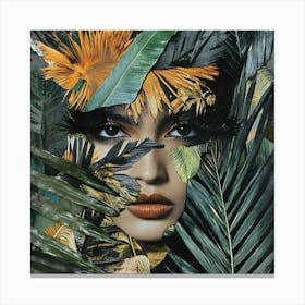 'A Woman In The Jungle' Canvas Print