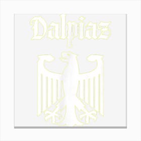 Dalpiaz German Surname Family Last Name Deutschland Canvas Print