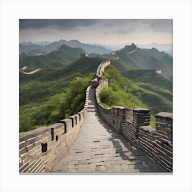 Great Wall Of China Canvas Print