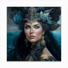 Portrait Of A Woman Canvas Print