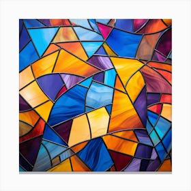 Stained Glass Canvas Print