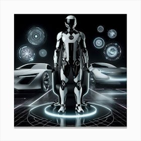 Futuristic Man 236 Canvas Print