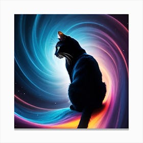 Cat In Space Canvas Print Canvas Print