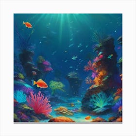 Coral Reef 9 Canvas Print